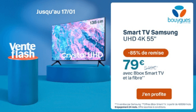  Offre Bbox Smart TV janvier 2024