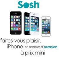 Bon plan: iPhone 4, 4S ou iPhone 5 d’occasion à prix mini avec un forfait Sosh !