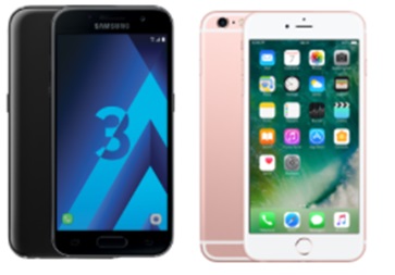 L'iPhone 6s Plus et le Galaxy A3 2017 en vente flash chez SFR