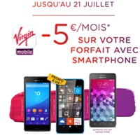 Bon plan : 50€ de remise sur votre Smartphone avec le forfait Virgin Mobile en promo à vie ! 