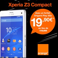 Bon plan du Web : Le Sony Xperia Z3 Compact en promo avec un forfait Orange !
