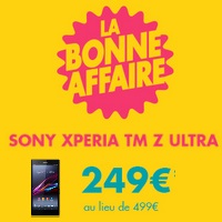  Le Sony Xperia Z Ultra au prix exceptionnel de 249€ avec un forfait sans engagement chez Sosh !