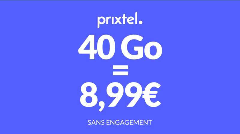À 8,99 € par mois sans engagement, ce nouveau forfait mobile 40 Go va vous séduire !