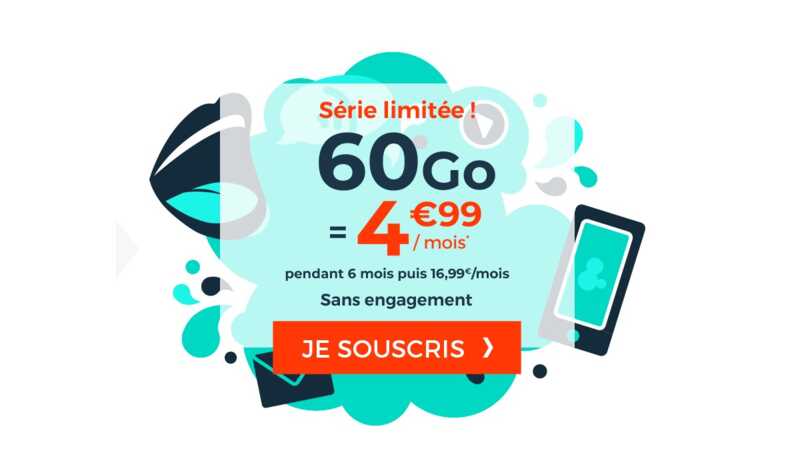 ????Lancement d'une Vente Privée 60Go à moins de 4€ chez Cdiscount