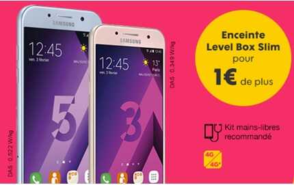 Les Samsung Galaxy A3 et A5 2017 sont arrivés chez l'opérateur SOSH