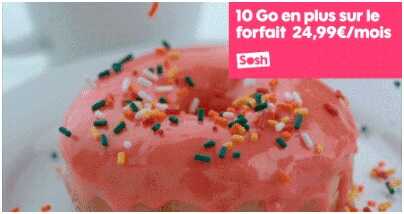 Forfait sans engagement : Une offre 50Go à 24.99€/mois chez Sosh