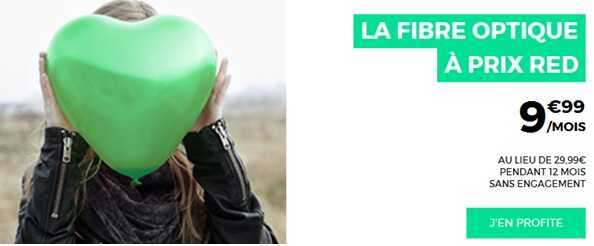 Nouveauté SFR : L'offre RED Box Fibre à moins de 10 euros/mois jusqu'au 18 juillet