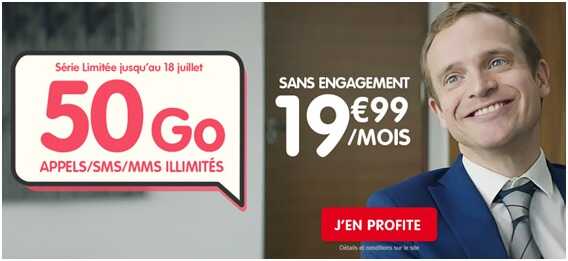 Encore 10 jours pour saisir la Série Limitée 50Go NRJ Mobile à 19.99€ par mois ... 