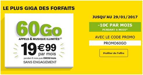PROMO : La Poste Mobile brade son forfait 60Go à moins de 20 euros