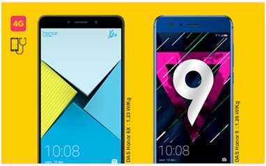 Vente flash Sosh : 30 euros de réduction sur les Honor 6X et Honor 9