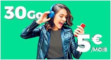 Lancement d'une vente privée RED by SFR avec un forfait 30Go
