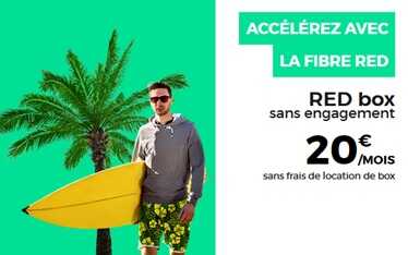 La Fibre toujours en promo chez RED by SFR