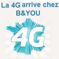 Lancement officiel de la 4G chez B&You à partir de 19.99€ ! 
