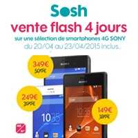 Dernières heures pour profiter du Sony Xperia Z3 à 349€ ou Xperia Z3 Compact à 249€ chez Sosh 