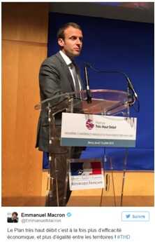 Le Très Haut Débit doit rester une priorité, rappelle Emmanuel Macron à nos FAI !