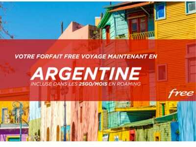 Nouvelle destination incluse dans le Forfait Free Mobile !