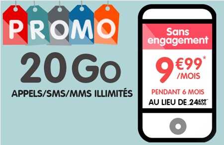 Dernière chance pour saisir la promo NRJ Mobile (Forfait 20Go = 9.99 euros)