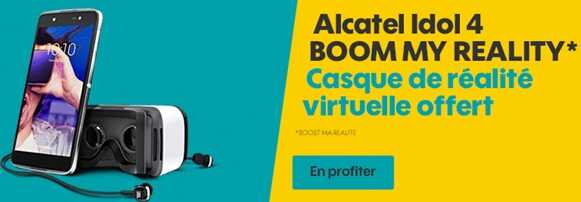 Craquez pour l'Alcatel Idol 4 avec un casque de réalité virtuelle offert chez SOSH