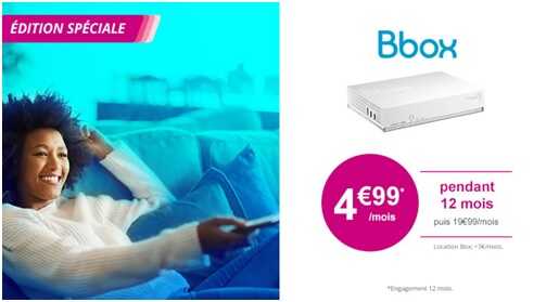 Bbox à 4.99 euros : Prolongation exceptionnelle chez Bouygues Telecom