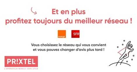 Nouveau : Avec Prixtel, choisissez le réseau qui vous convient !