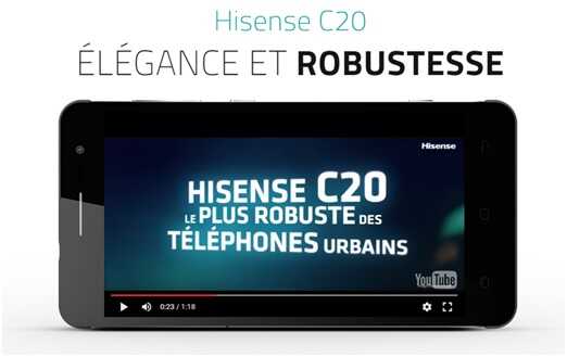 Hisense C20 : Un smartphone ultra-robuste disponible chez Bouygues Telecom