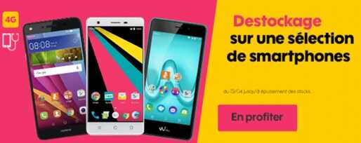 Opération déstockage chez SOSH sur une sélection de smartphones