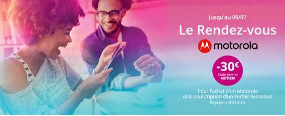 Ne manquez pas le rendez-vous Motorola chez Bouygues Telecom