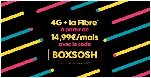 SOSH : 15 euros de remise par mois avec le code promo BOXSOSH, c'est jusqu'à ce soir !