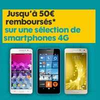 Opération rentrée : Jusqu'à 70€ remboursés sur une sélection de smartphones 4G chez SOSH