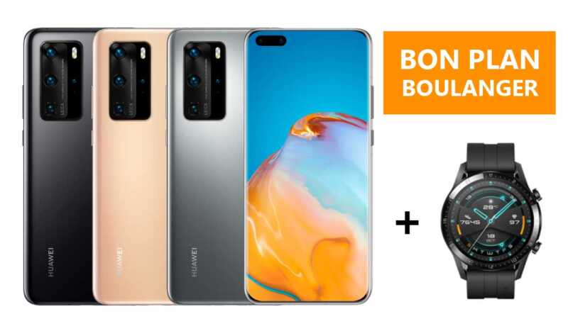 PROMO : 150€ de remise et un cadeau pour l'achat d'un Huawei P40 ou P40 pro !