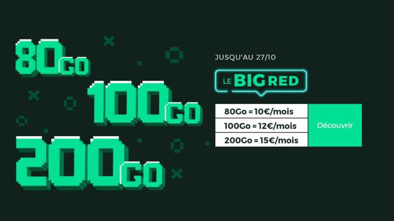 Ce sont 48 heures supplémentaires données aux promos BIG RED by SFR !