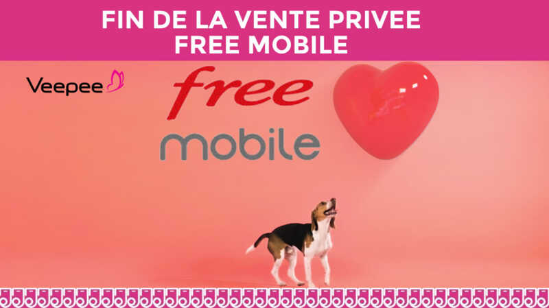 Dernières heures de la vente privée FREE avec choix de smartphone offert