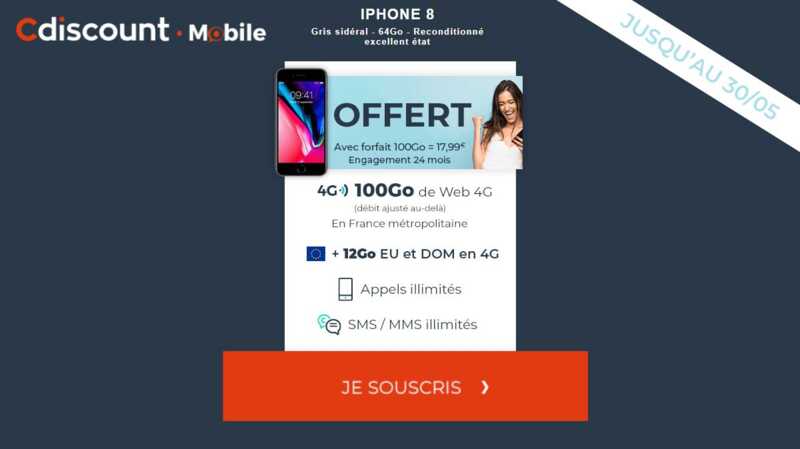 Dernier jour du super deal Cdiscount : smartphones offerts avec des forfaits mobiles pas chers