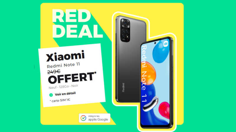 Dernier jour pour obtenir gratuitement un Xiaomi Redmi Note 11 avec ce forfait mobile !