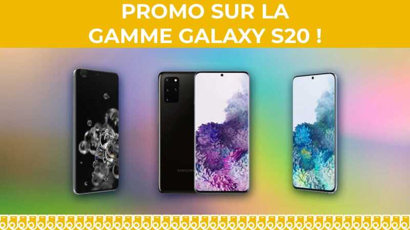 Des remises jusqu'à 520€ sur la gamme Galaxy S20 en promo chez Rakuten.