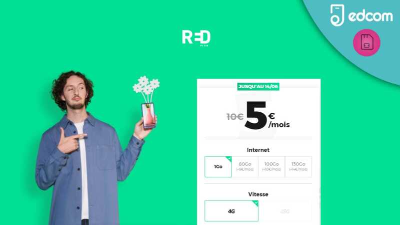 Forfait RED : 1 semaine de plus pour profiter des promo dès 5 euros !