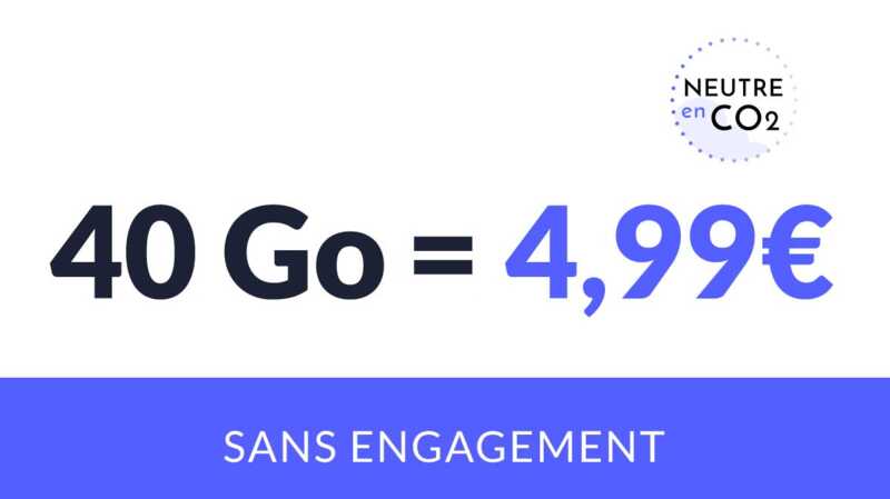 Forfait mobile 40Go à 4,99€ par mois : une promo folle signée Prixtel qui disparaît demain !