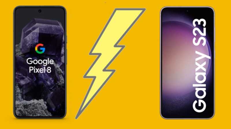 Google Pixel 8 vs Galaxy S23 : le match des smartphones haut de gamme