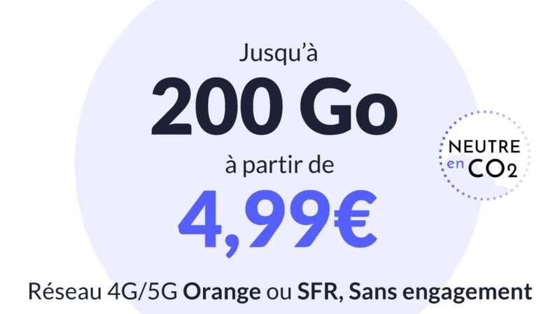 Incroyable : un forfait à prix cassés dès 4,99€ par mois sur Orange ou SFR !