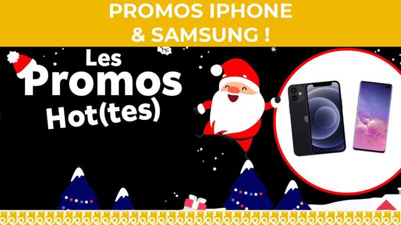 J-1 avant le Black Friday et les promos iPhone et Samsung sont déjà là !