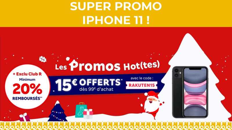 JAMAIS VU : l'iPhone 11 en promo à 584€ chez Rakuten !