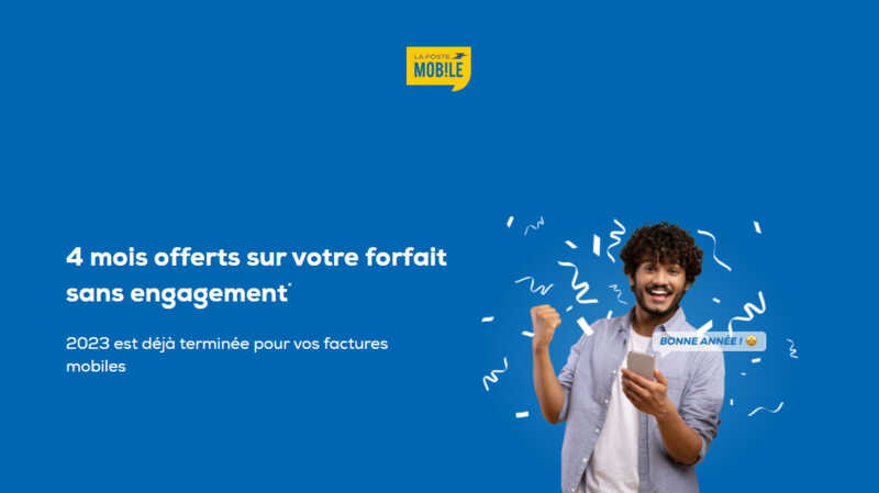 La Poste mobile vous offre votre forfait mobile jusqu'en 2024 avec sa nouvelle offre spéciale rentrée !