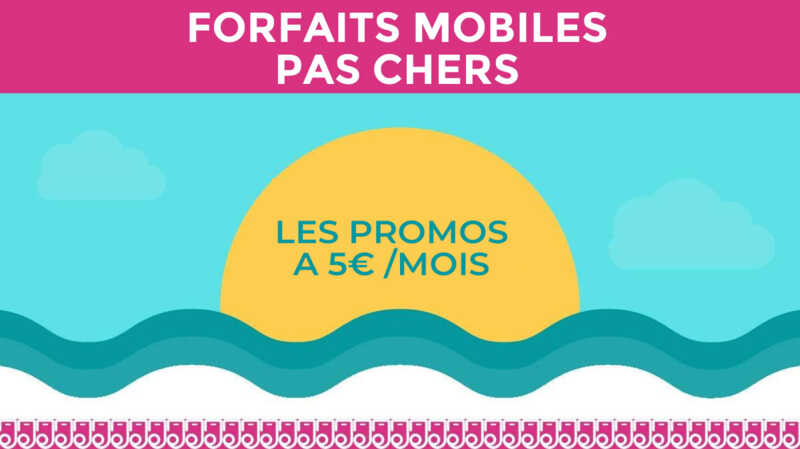 Les offres à 5€ : des prix sacrifiés pour des forfaits mobiles extras !