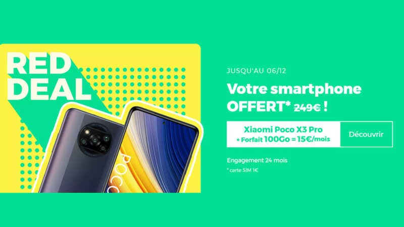 La nouvelle promo RED by SFR avec un Smartphone offert !