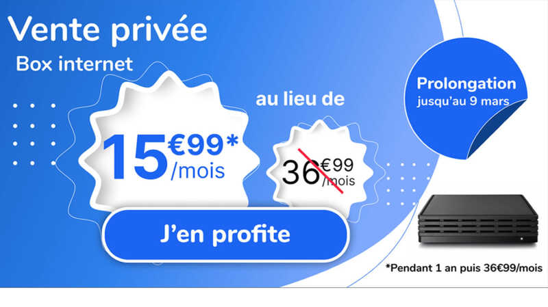 La vente Privée Box Internet joue les prolongations !