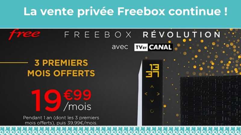 La vente privée Freebox Revolution à prix cassé repoussée de quelques jours !