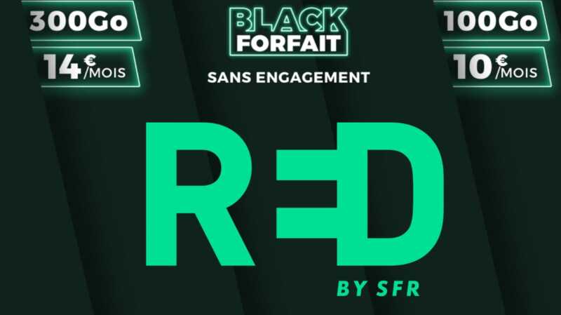 Les trois BLACK FORFAITS doivent disparaître ce soir à minuit chez RED by SFR