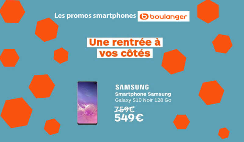 Le Samsung Galaxy S10 est en super promo chez Boulanger !