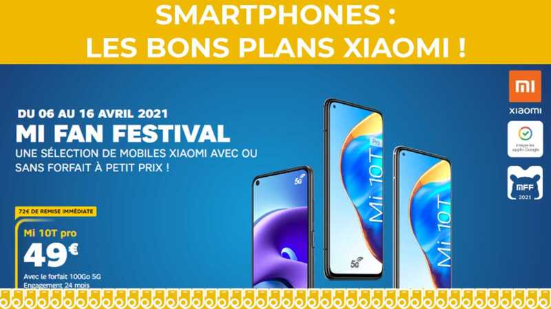 Les Smartphones Xiaomi mis à l'honneur chez SFR