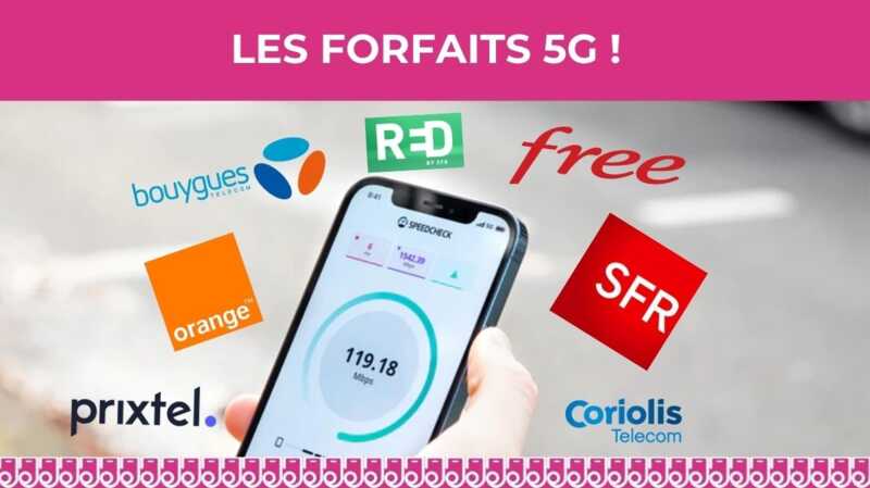 Découvrez les forfaits mobiles disponibles sur le réseau 5G